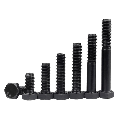 8.8 12.9 Grade M6-M36 M10 Black Hex Bolt Nut Washer DIN933 ZINC Finition simple