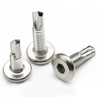 Hex Socket tête plate vis de forage à l' usine prix de l' acier inoxydable avec vis de frappe