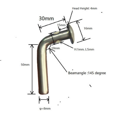 Boulons hexagénaires en acier inoxydable Système ISO9001 2015 /-0,005 mm Tolérance et matériau en acier résistant à la corrosion