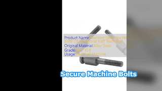 Boulons à tête hexagonale M4-M26 Grade 8.8 Fixations